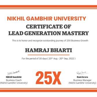 Certificate 1